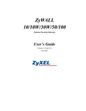 ZyXEL Communications ZyWALL 10 User Manual