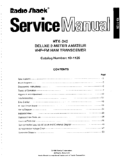 Radio Shack HTX-242 Service Manual