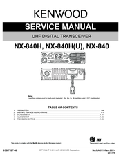 Kenwood NX-840 Service Manual