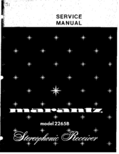 Marantz 2265B Service Manual