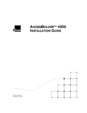 3Com AccessBuilder 4000 Series Installation Manual