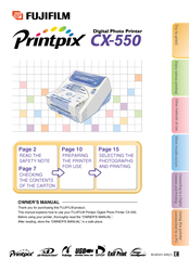 FujiFilm CX-550 Owner's Manual