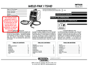 Lincoln Electric WELD-PAK175HD Operator's Manual
