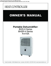 Heat Controller BHDP-H Series Owner's Manual