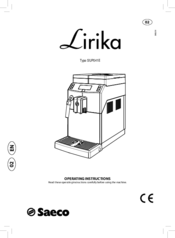 Saeco Lirika Operating Instructions Manual