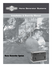 Briggs & Stratton 18KW Home Generator System Installation & Start-Up Manual