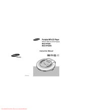Samsung yePP MCD-HF200S Instruction Manual