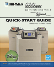 Weil-McLain Ultra 299 Quick Start Manual