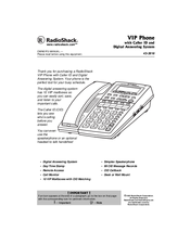 Radio Shack 43-3816 Owner's Manual