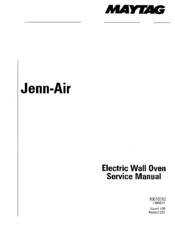 Jenn-Air WW27110 Service Manual