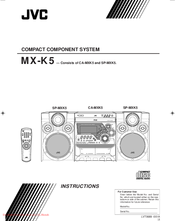 JVC CA-MXK5 Instructions For Use Manual