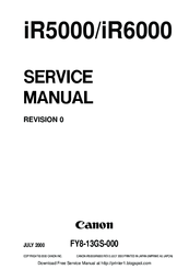 Canon iR5000 Service Manual