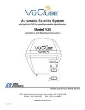 VuQube V20 Installation And Operating Instructions Manual