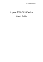 Acer Aspire 5020 Series User Manual