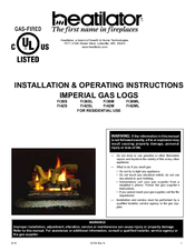 Heatilator Fi36S Installation & Operating Instructions Manual