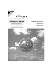 Daikin Inverter CTXS09GVJU Operation Manual