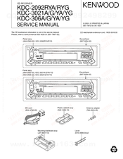 Kenwood KDC-2092RYA Service Manual
