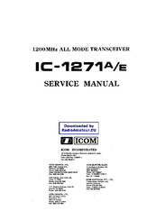 Icom IC-1271E Service Manual