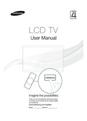 Samsung LA22D450 User Manual