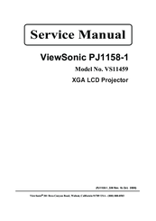 ViewSonic VS11459 Service Manual