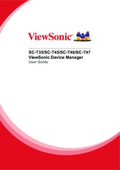 ViewSonic SC-T47 User Manual