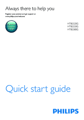 Philips HTB5550G Quick Start Manual