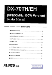 Alinco DX-70TH Service Manual
