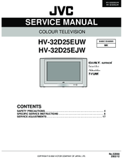 JVC HV-32D25EUW Service Manual