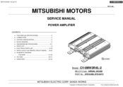 Mitsubishi CV-0MW3R45-2 Service Manual