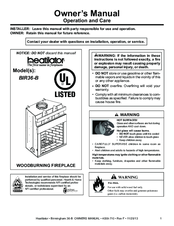 Heatilator Birmingham 36-B Owner's Manual