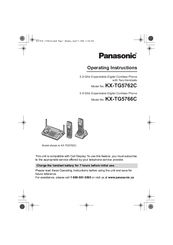 Panasonic KX-TG5762C Operating Instructions Manual