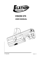 Elation VISION 575 User Manual