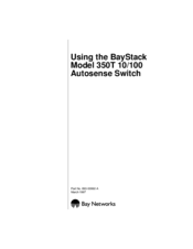 Bay Networks BayStack350T User Manual