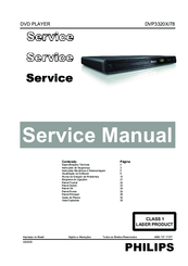 Philips DVP3320X/78 Service Manual