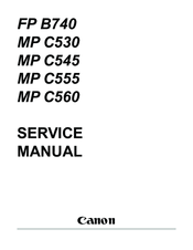 Canon MultiPASS C545 Service Manual