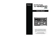 Roland EDIROL V-440HD Owner's Manual