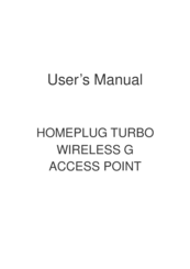 Airlink101 HOMEPLUG TURBO User Manual