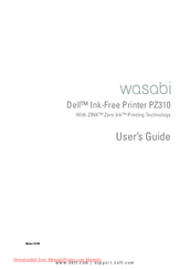 Dell PZ310 User Manual