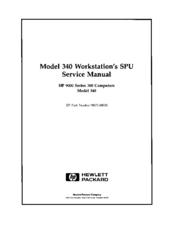 HP 340 Service Manual