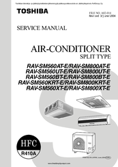 Toshiba RAV-SM560XT-E Service Manual