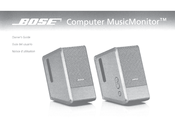 Bose Computer MusicMonitor Owner's Manual
