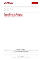 Avaya Ethernet switches Reference Manual