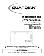 Guardian 04389-1 Installation And Owner's Manual