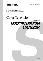 Toshiba 15SZ2H Service Manual