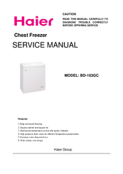 Haier BD-103GC Service Manual