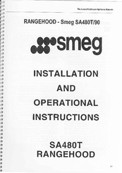 Smeg SA480T/90 Installation And Operational Instructions