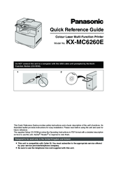 Panasonic KX-MC6260E Quick Reference Manual