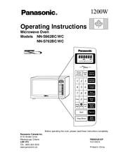 Panasonic NN-S962BC/WC Operating Instructions Manual