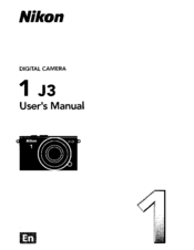 Nikon J3 User Manual