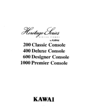 Kawai Heritage 400 Owner's Manual